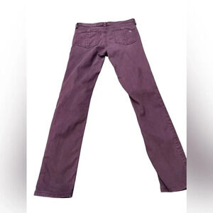 Rag and Bone Skinny Jeans size 25 maroon/purple color GUC